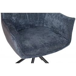 Fred Swivel Dining Chair Anthracite